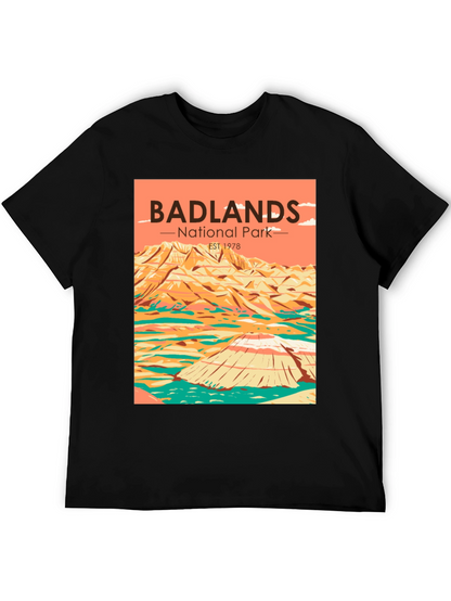Badlands National Park T-Shirt - Retro Style