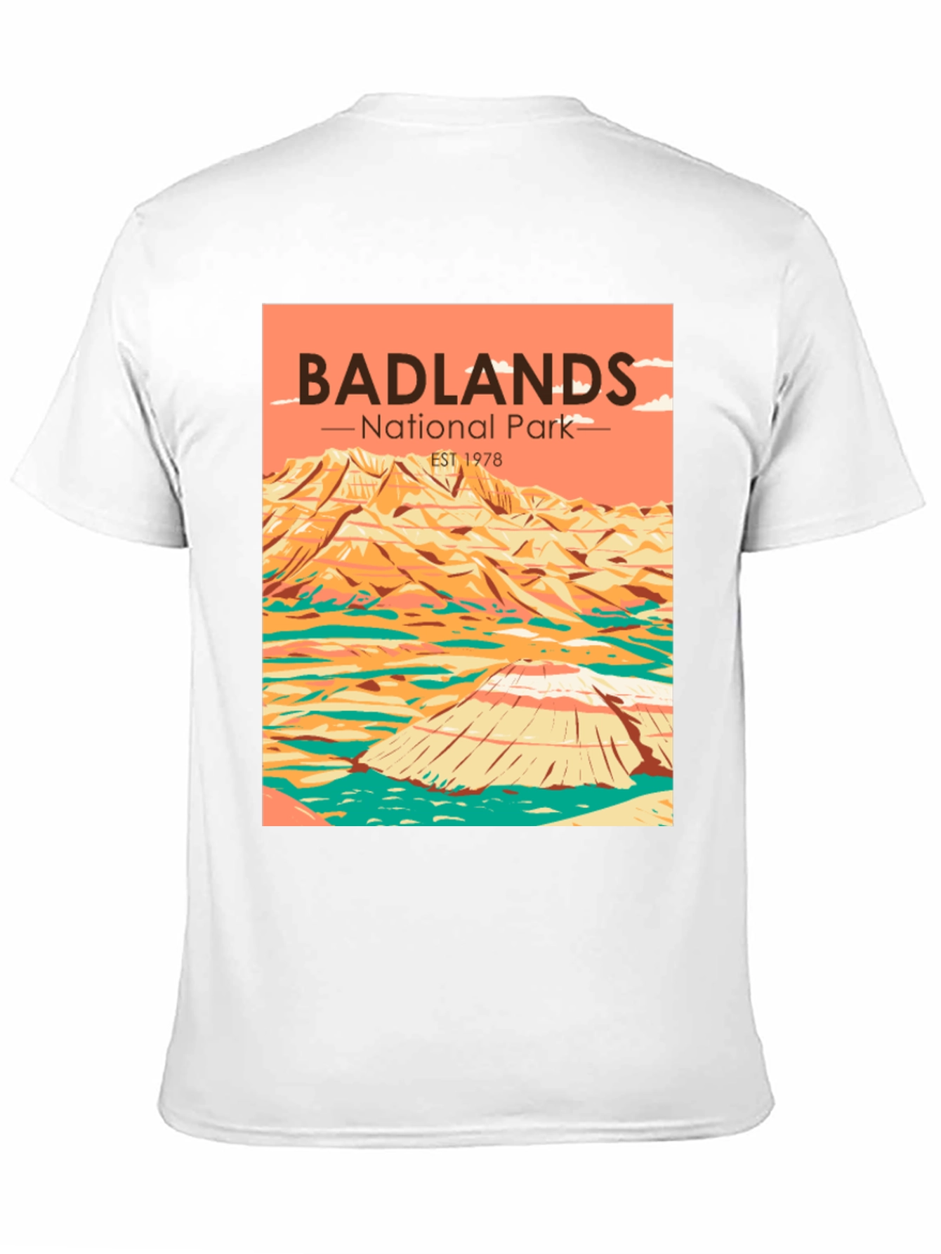 Badlands National Park T-Shirt - Retro Style