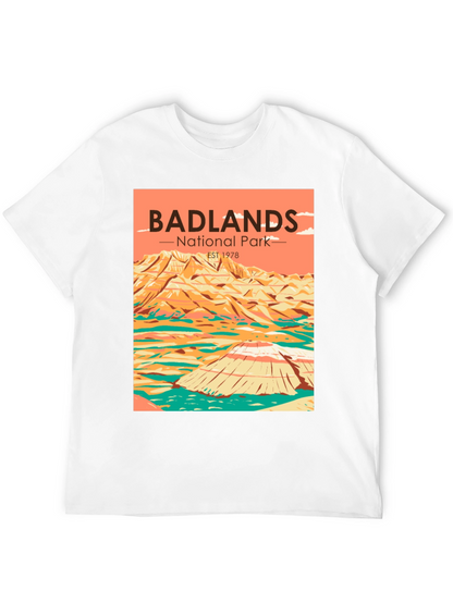 Badlands National Park T-Shirt - Retro Style