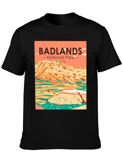 Badlands National Park T-Shirt - Retro Style