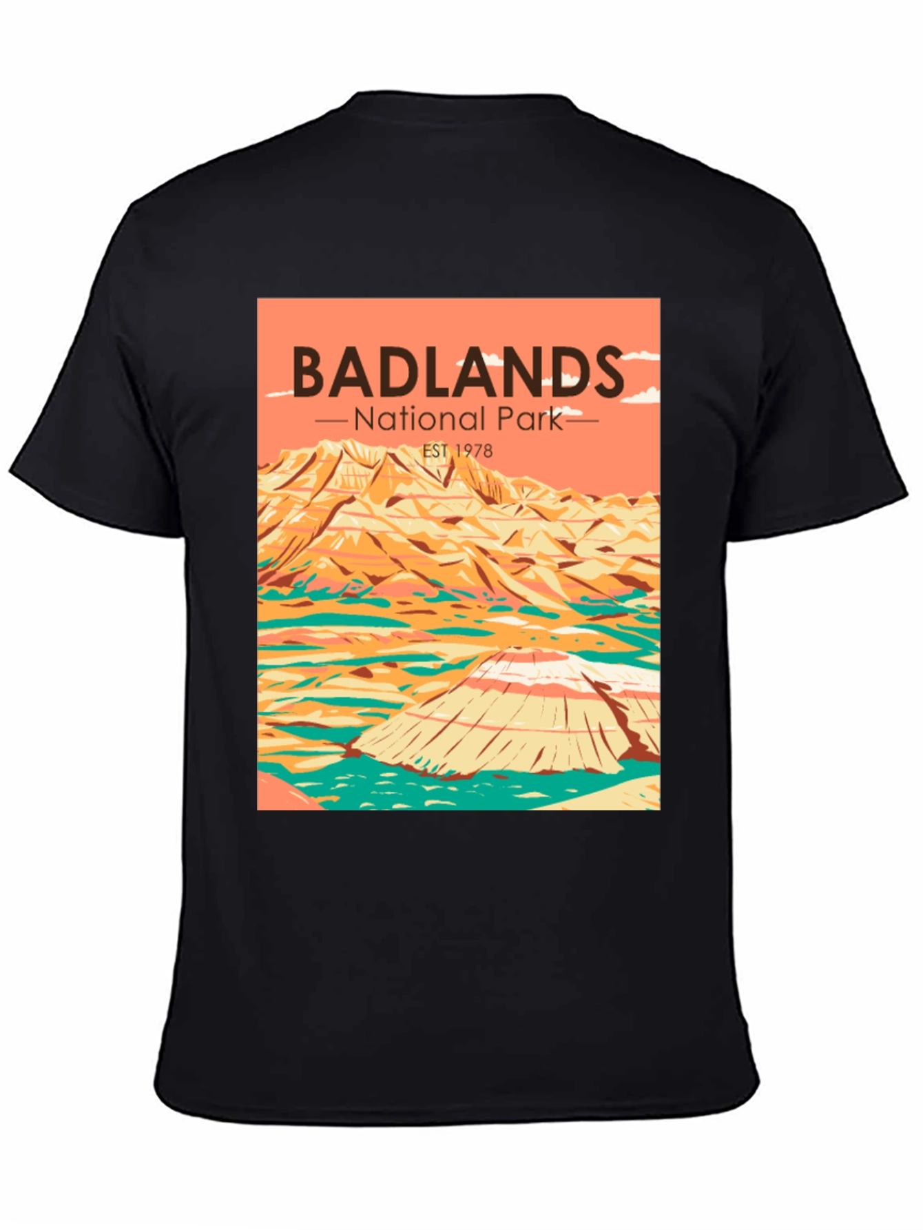 Badlands National Park T-Shirt - Retro Style