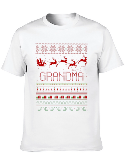 Grandma Ugly Christmas Sweater T-Shirt