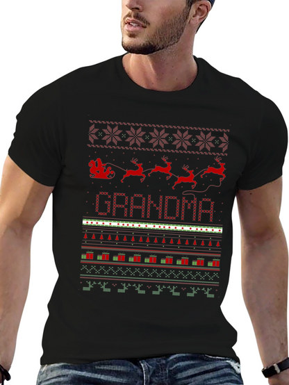 Grandma Ugly Christmas Sweater T-Shirt