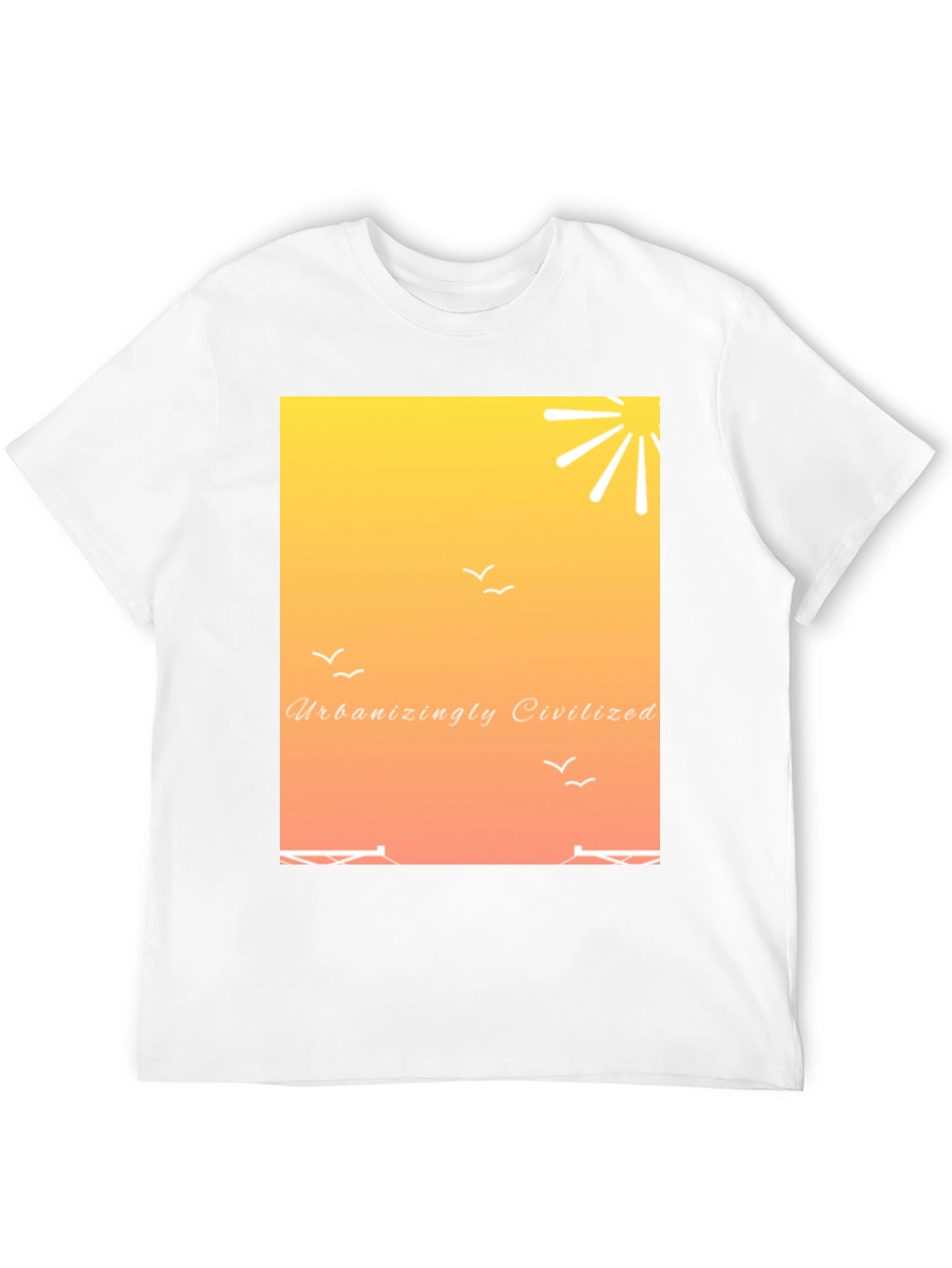 Urbanizingly Civilized Sunset Graphic Tee