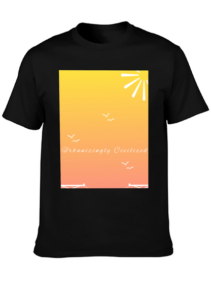 Urbanizingly Civilized Sunset Graphic Tee