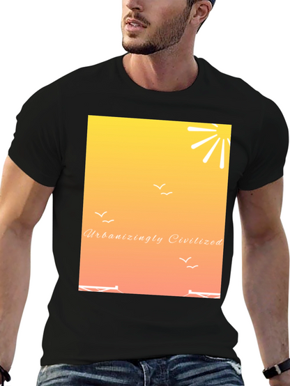 Urbanizingly Civilized Sunset Graphic Tee