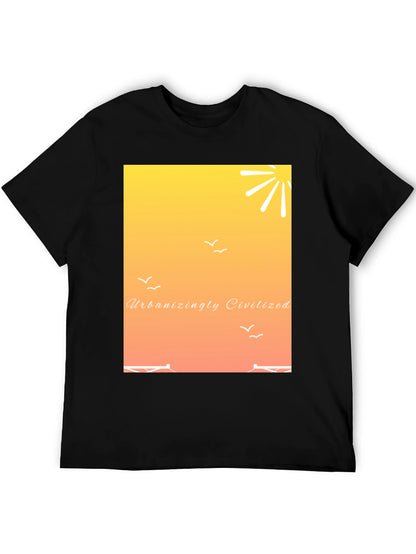 Urbanizingly Civilized Sunset Graphic Tee
