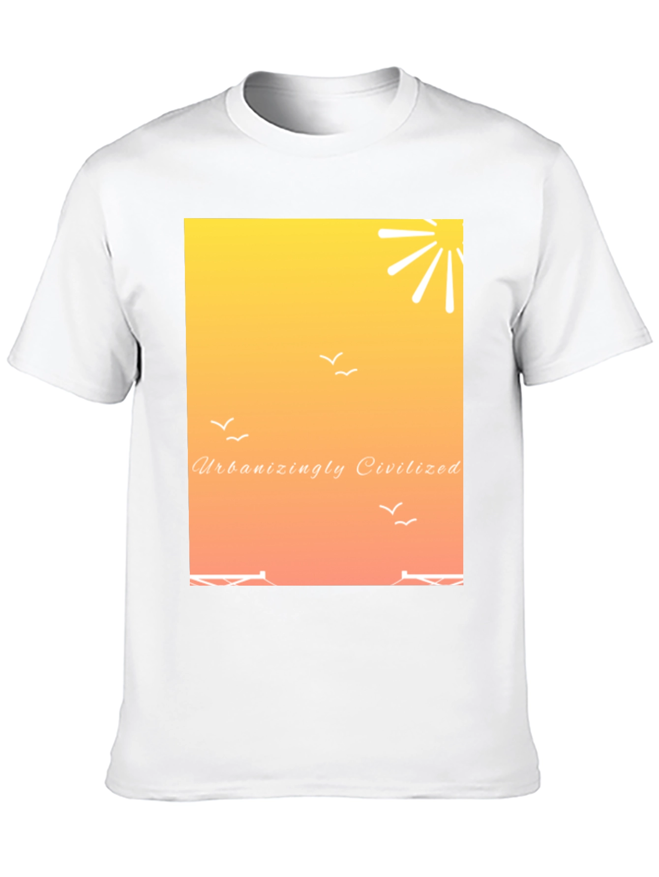 Urbanizingly Civilized Sunset Graphic Tee