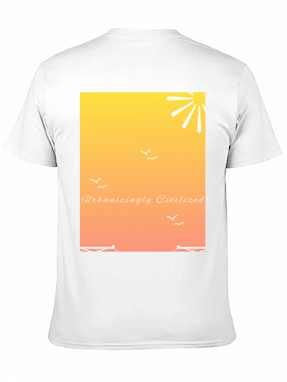 Urbanizingly Civilized Sunset Graphic Tee