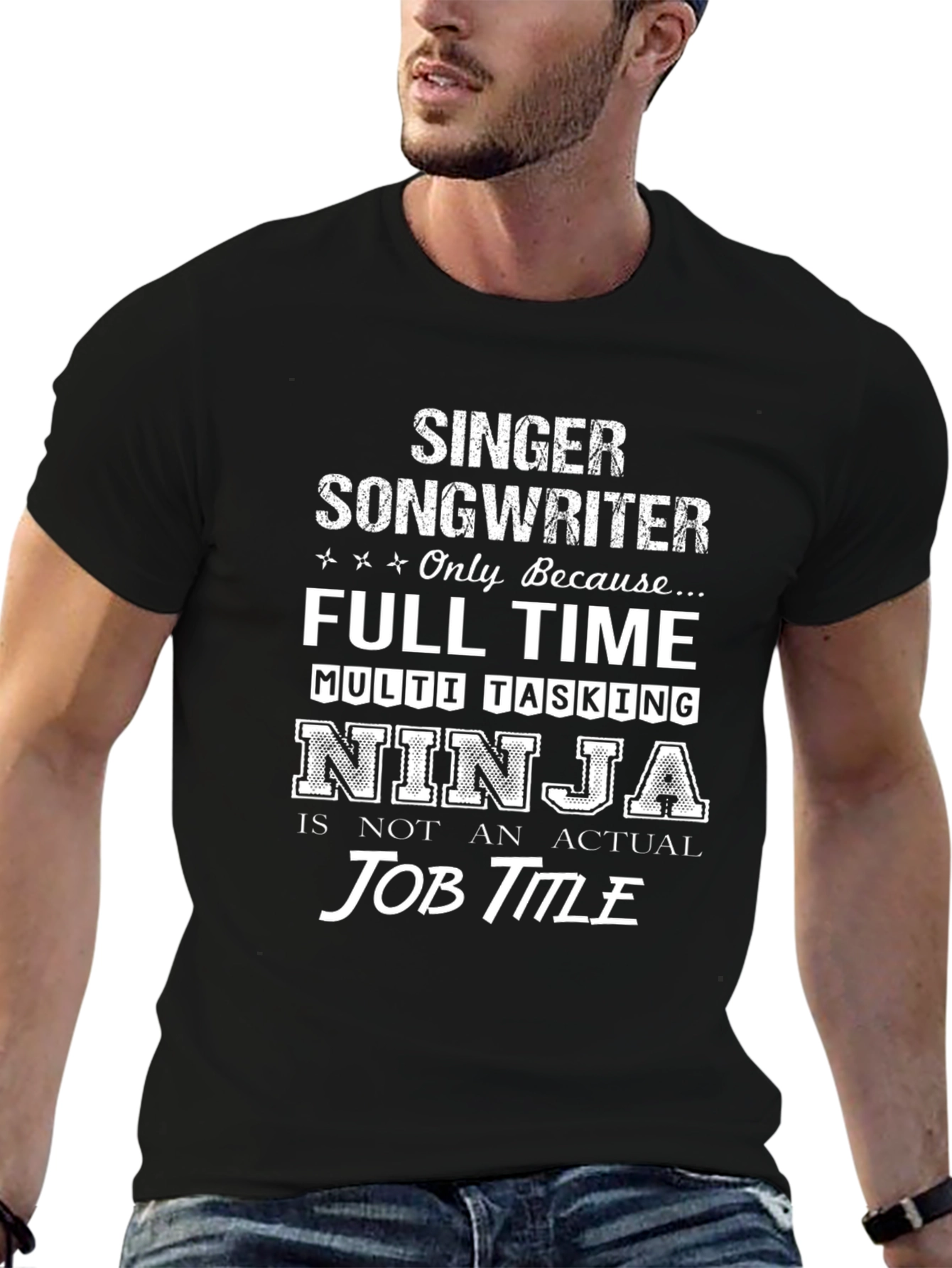 Singer Songwriter Ninja Job T-Shirt