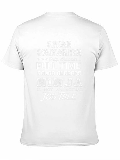 Singer Songwriter Ninja Job T-Shirt