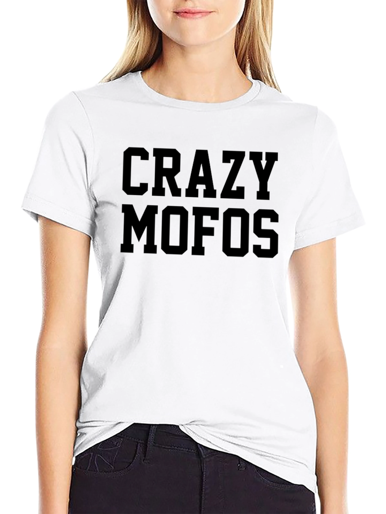 Crazy Mofos Graphic T-Shirt - Black