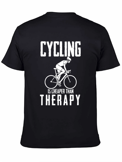 Cycling Cheaper Than Therapy T-Shirt
