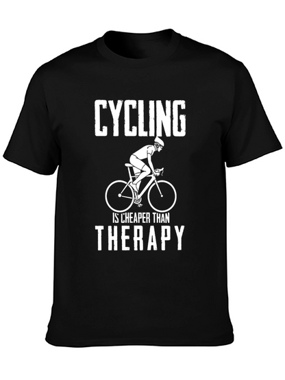 Cycling Cheaper Than Therapy T-Shirt