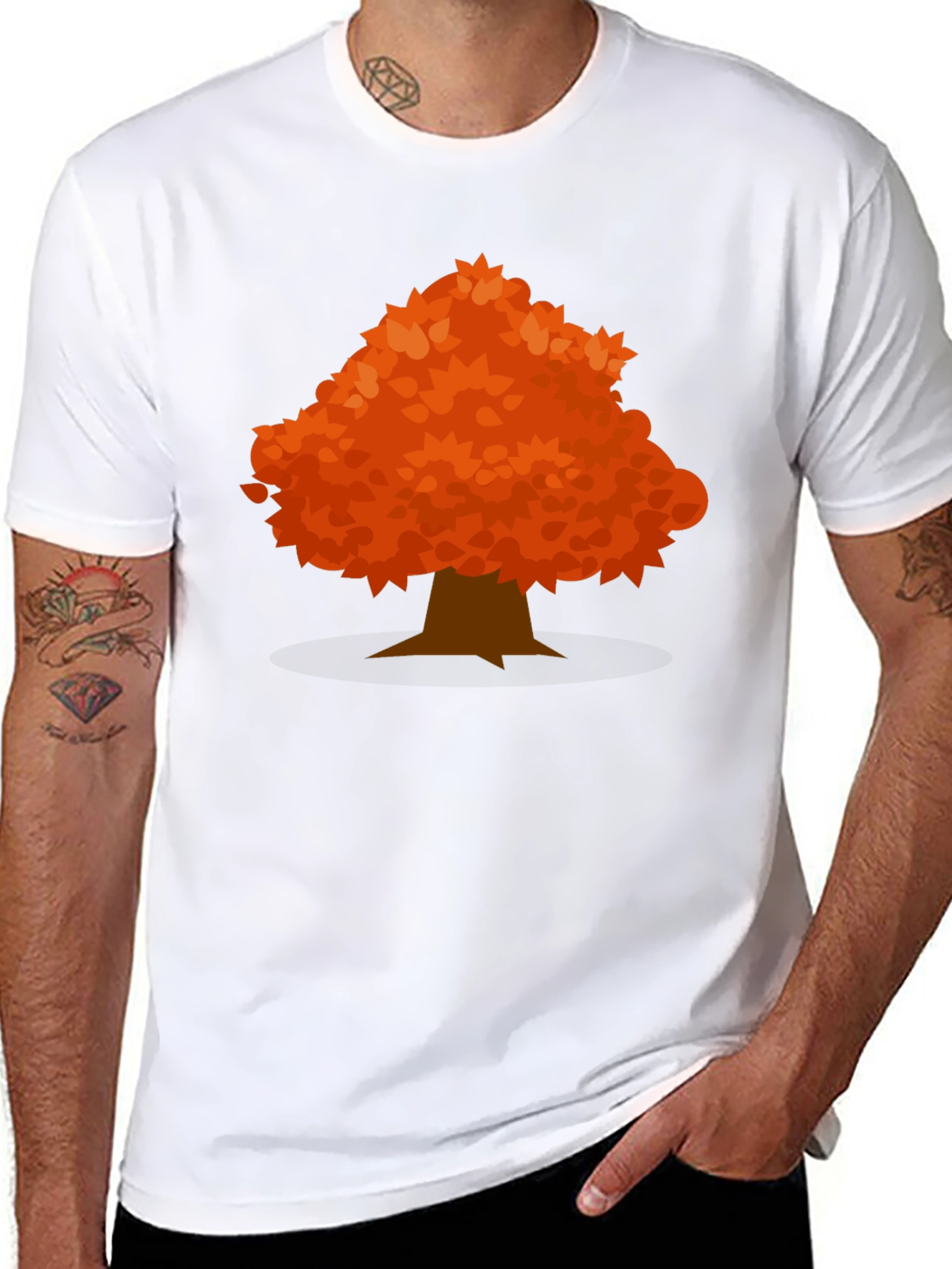 Fall Tree Graphic Tee - Autumn Vibes T-Shirt