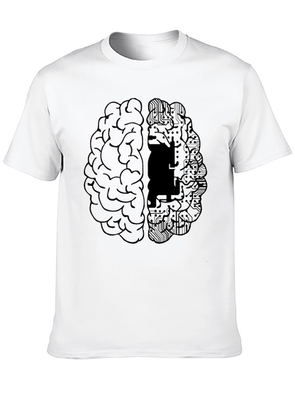 Brain Circuitry Graphic Tee - Smart Style