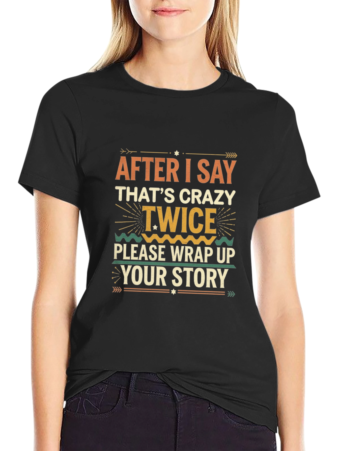 Crazy Twice Funny Graphic Tee