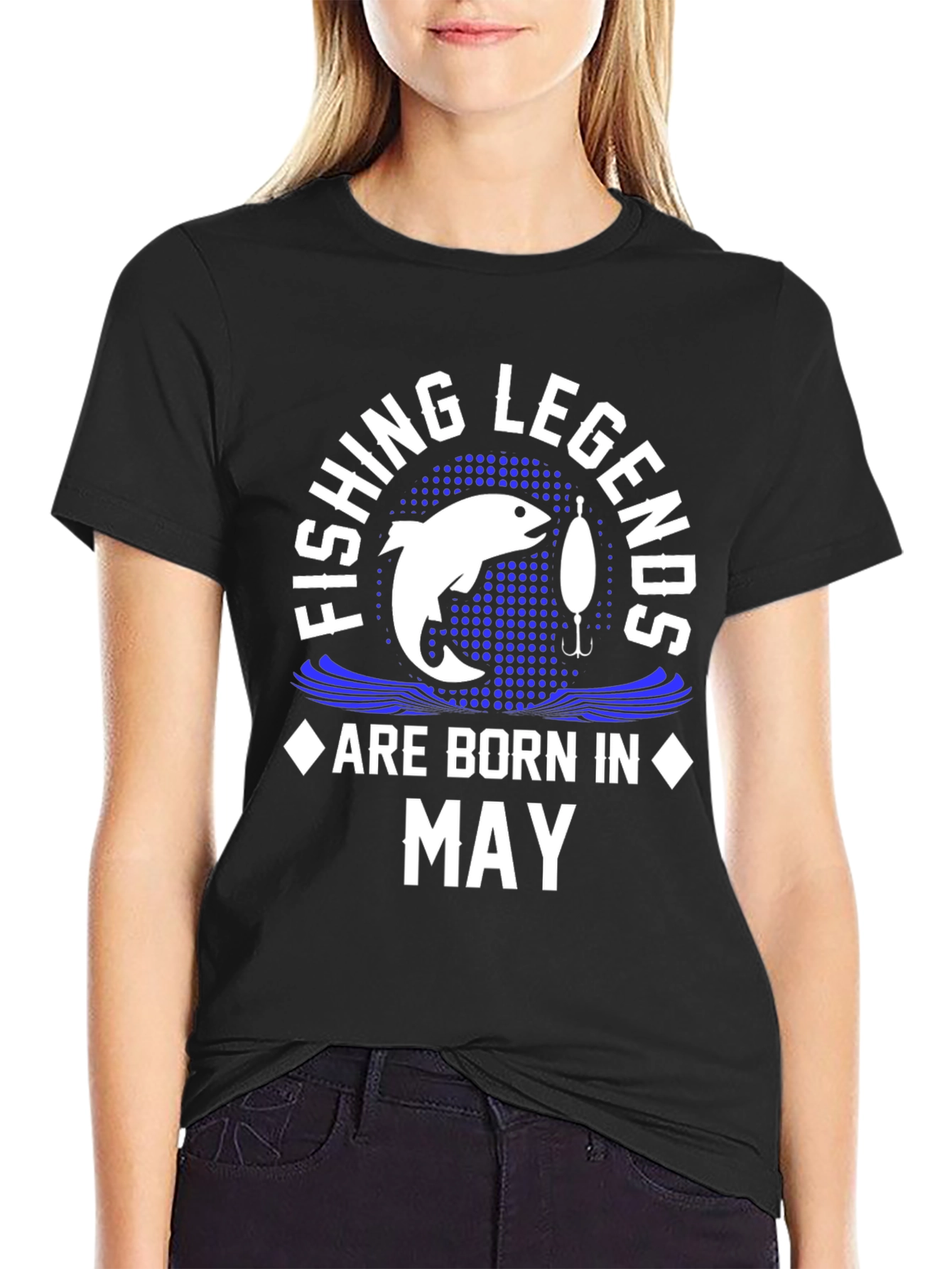 Fishing Legends Born in May T-Shirt