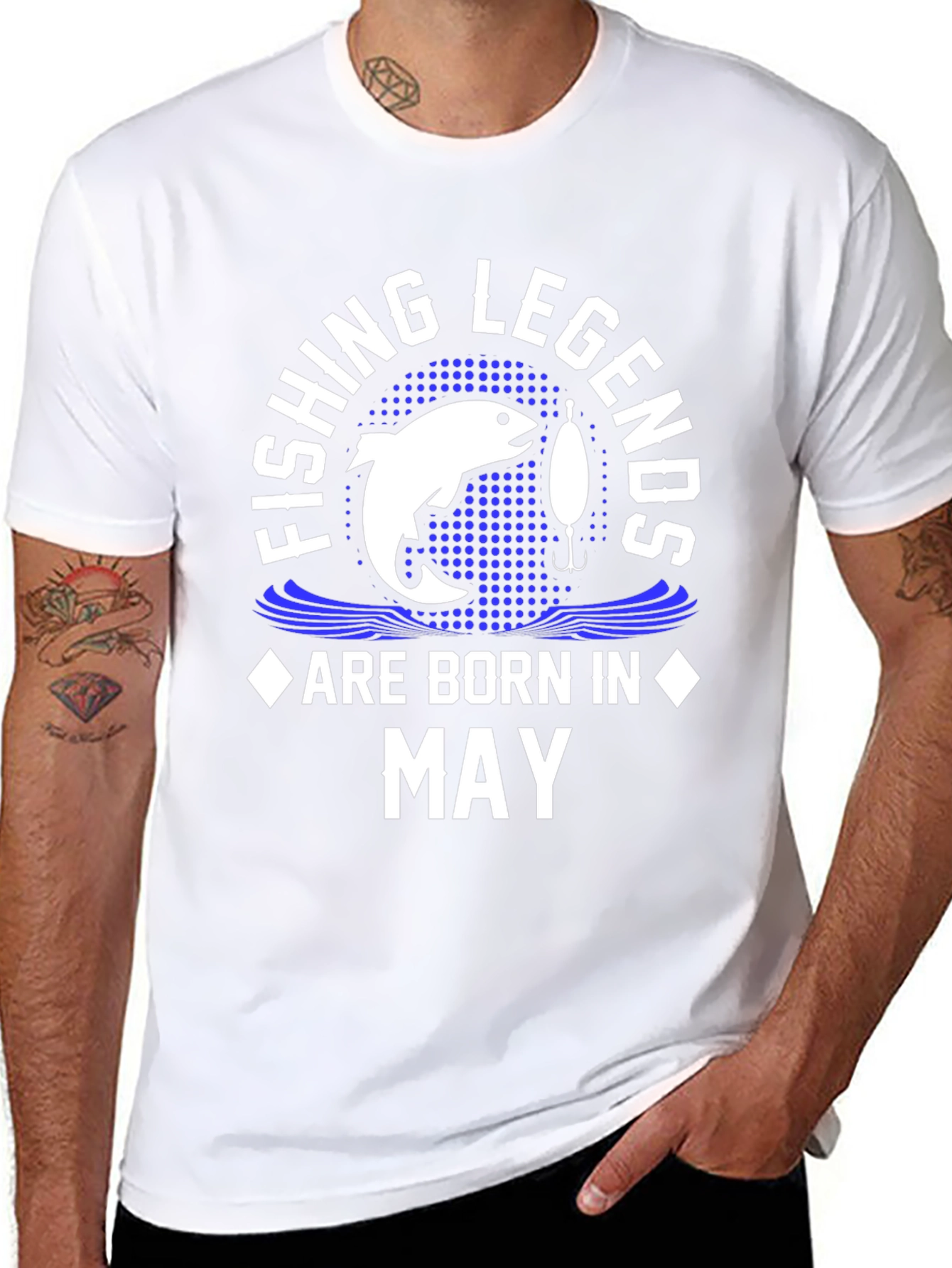 Fishing Legends Born in May T-Shirt