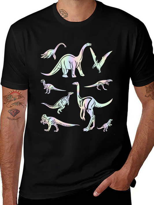 Dinosaur Holographic Graphic Tee