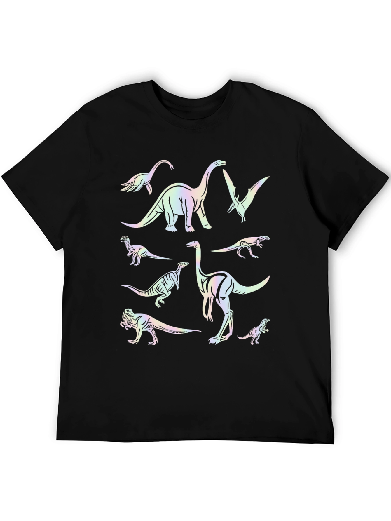 Dinosaur Holographic Graphic Tee