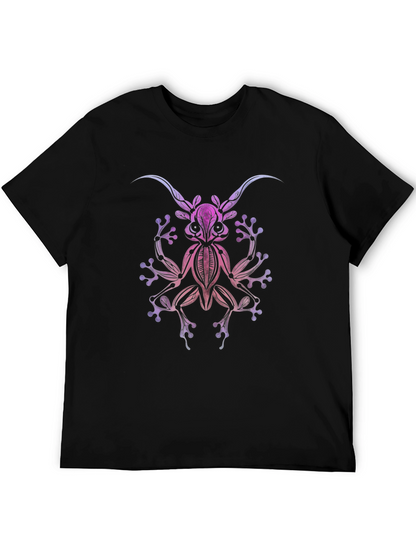 Abstract Frog Graphic T-Shirt - Unique Design