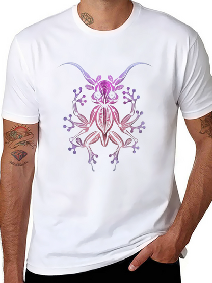 Abstract Frog Graphic T-Shirt - Unique Design