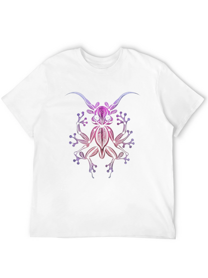Abstract Frog Graphic T-Shirt - Unique Design
