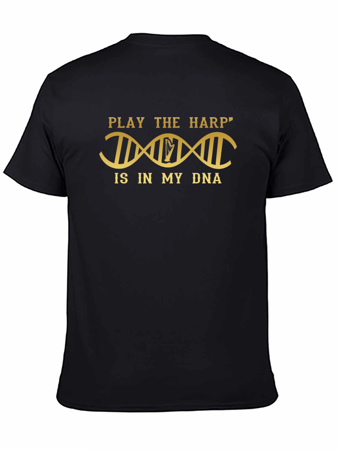Harp DNA Black Graphic Tee