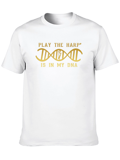 Harp DNA Black Graphic Tee