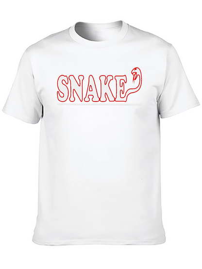 Cool Snake Graphic Tee - Trendy Animal Print Shirt