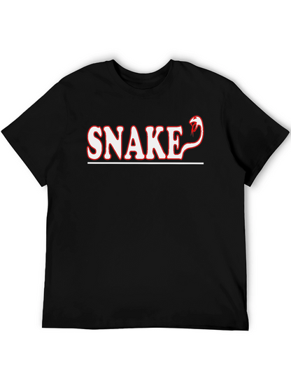 Cool Snake Graphic Tee - Trendy Animal Print Shirt