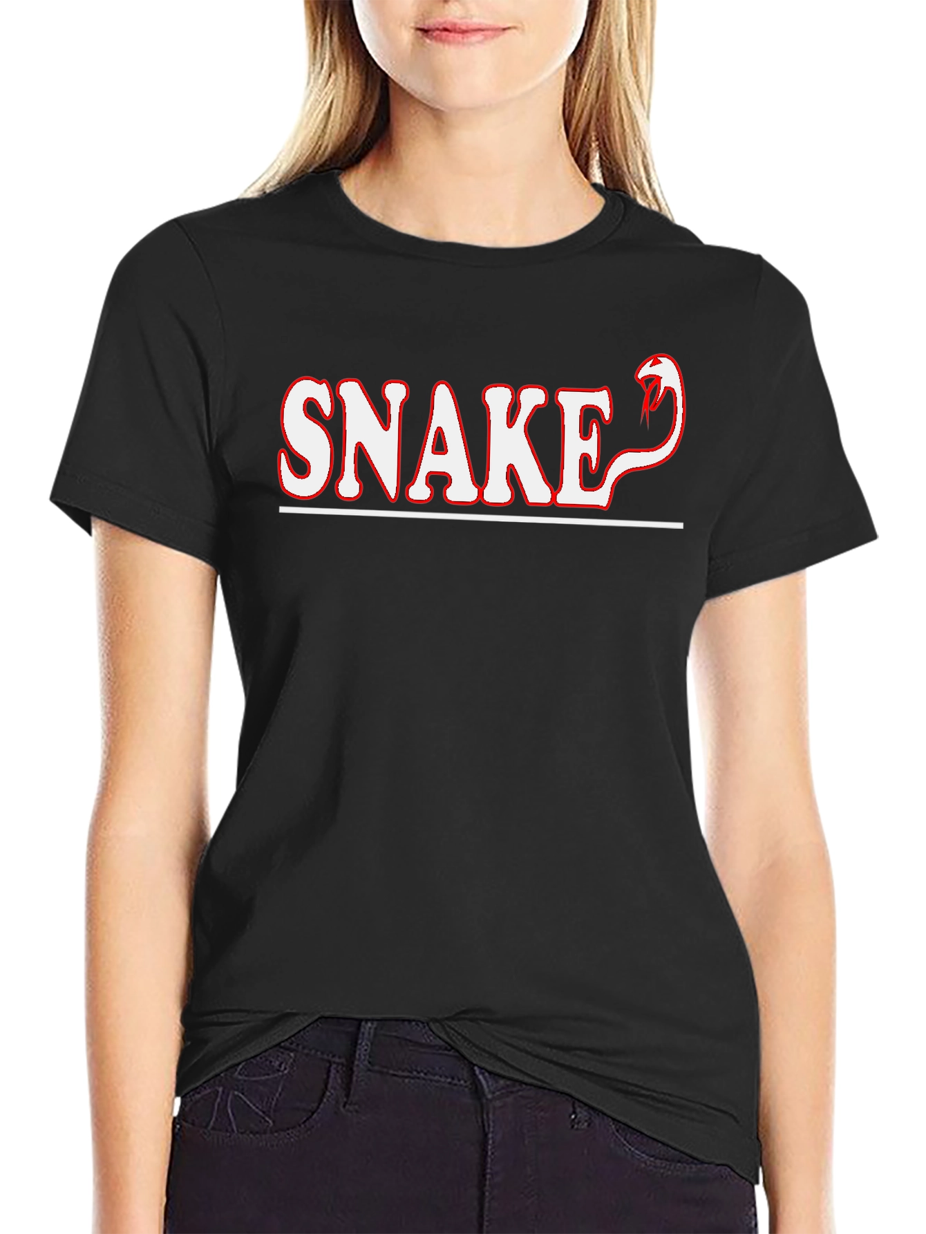 Cool Snake Graphic Tee - Trendy Animal Print Shirt