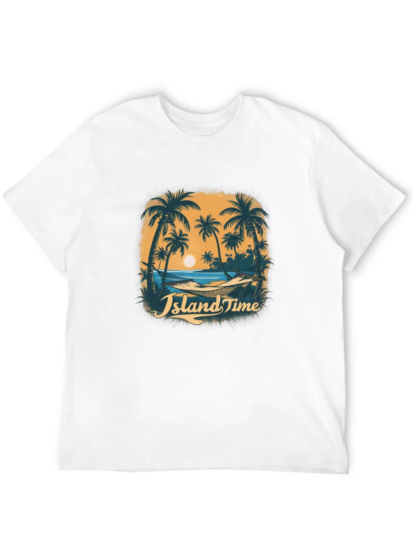 Island Time Graphic Tee - Tropical Vibe T-Shirt