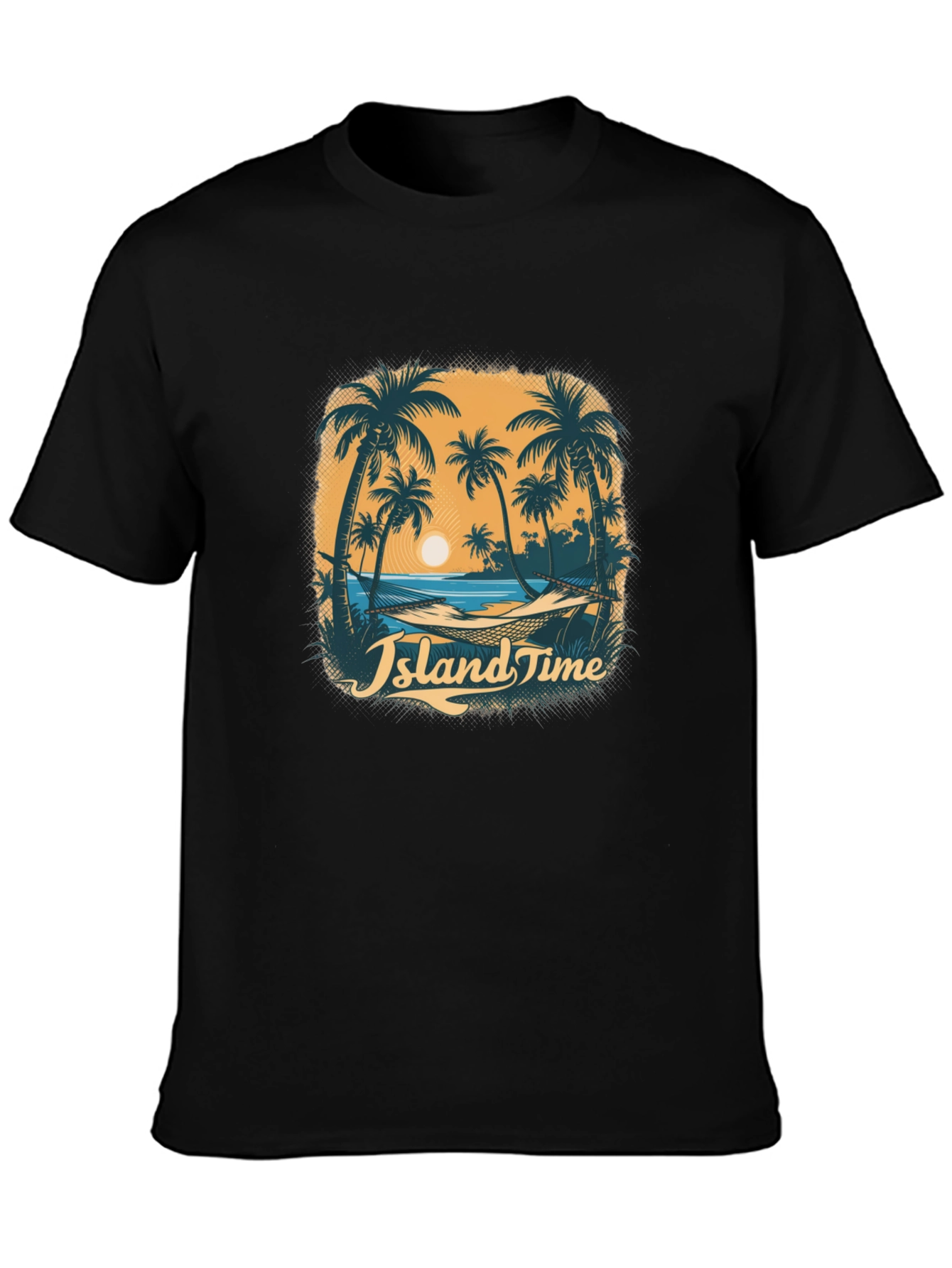 Island Time Graphic Tee - Tropical Vibe T-Shirt