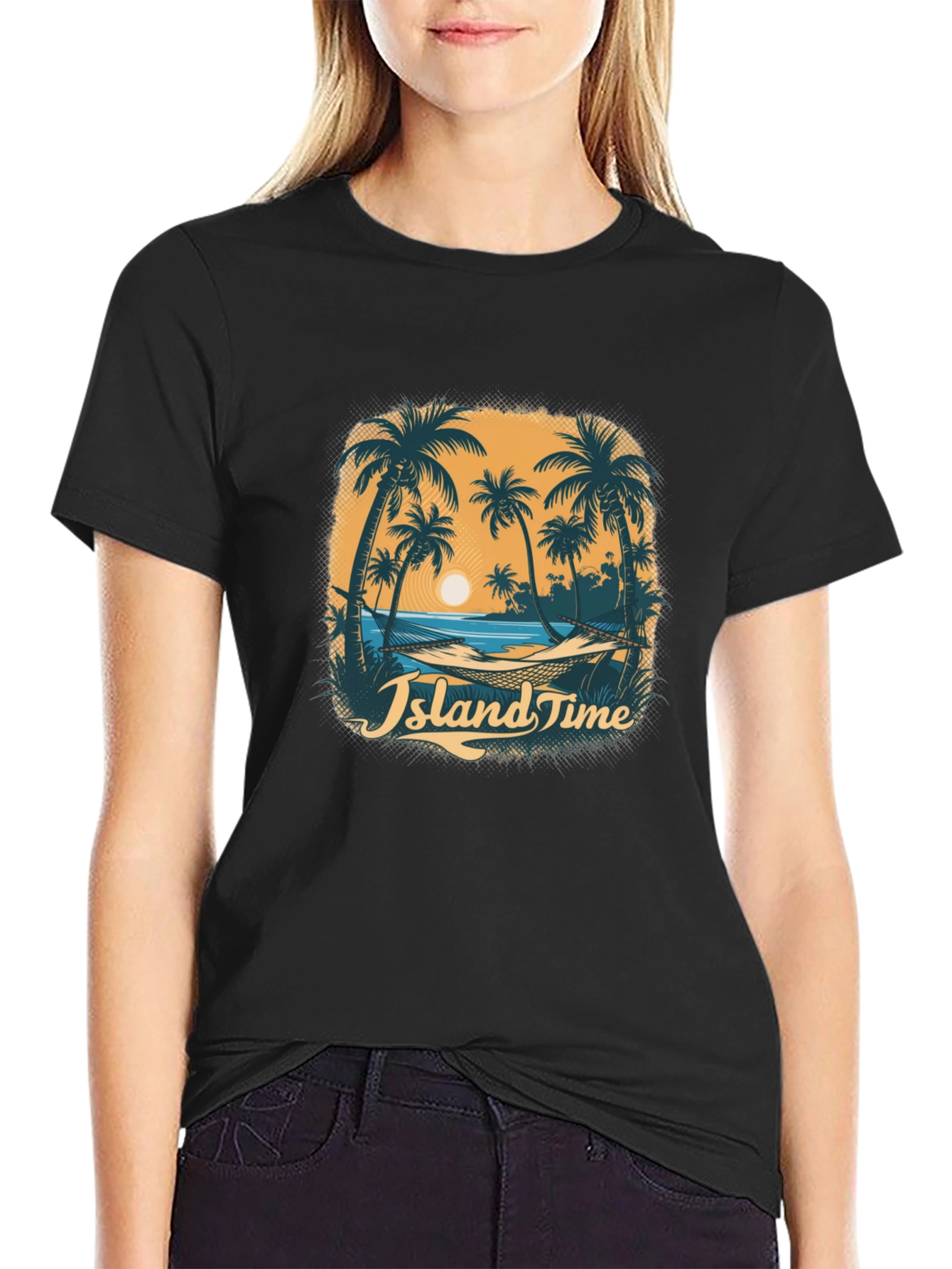 Island Time Graphic Tee - Tropical Vibe T-Shirt