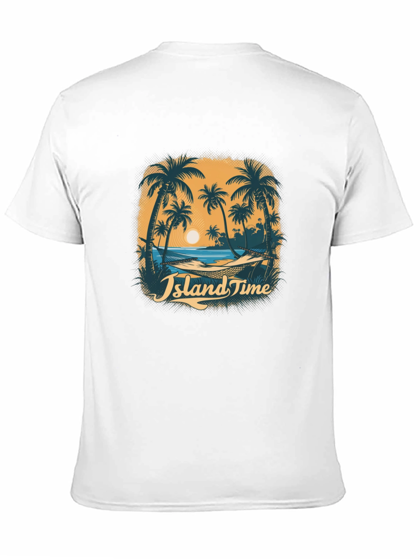 Island Time Graphic Tee - Tropical Vibe T-Shirt