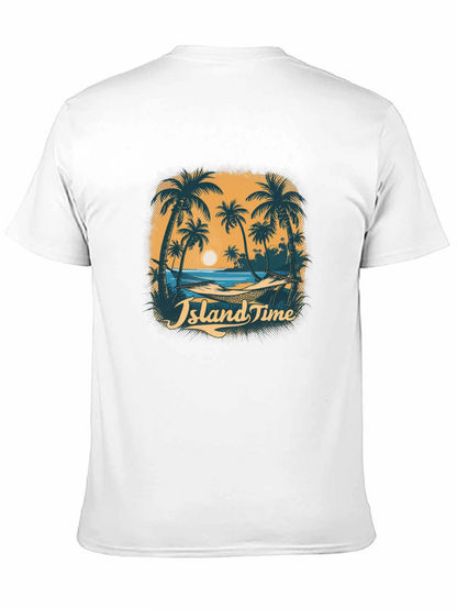 Island Time Graphic Tee - Tropical Vibe T-Shirt