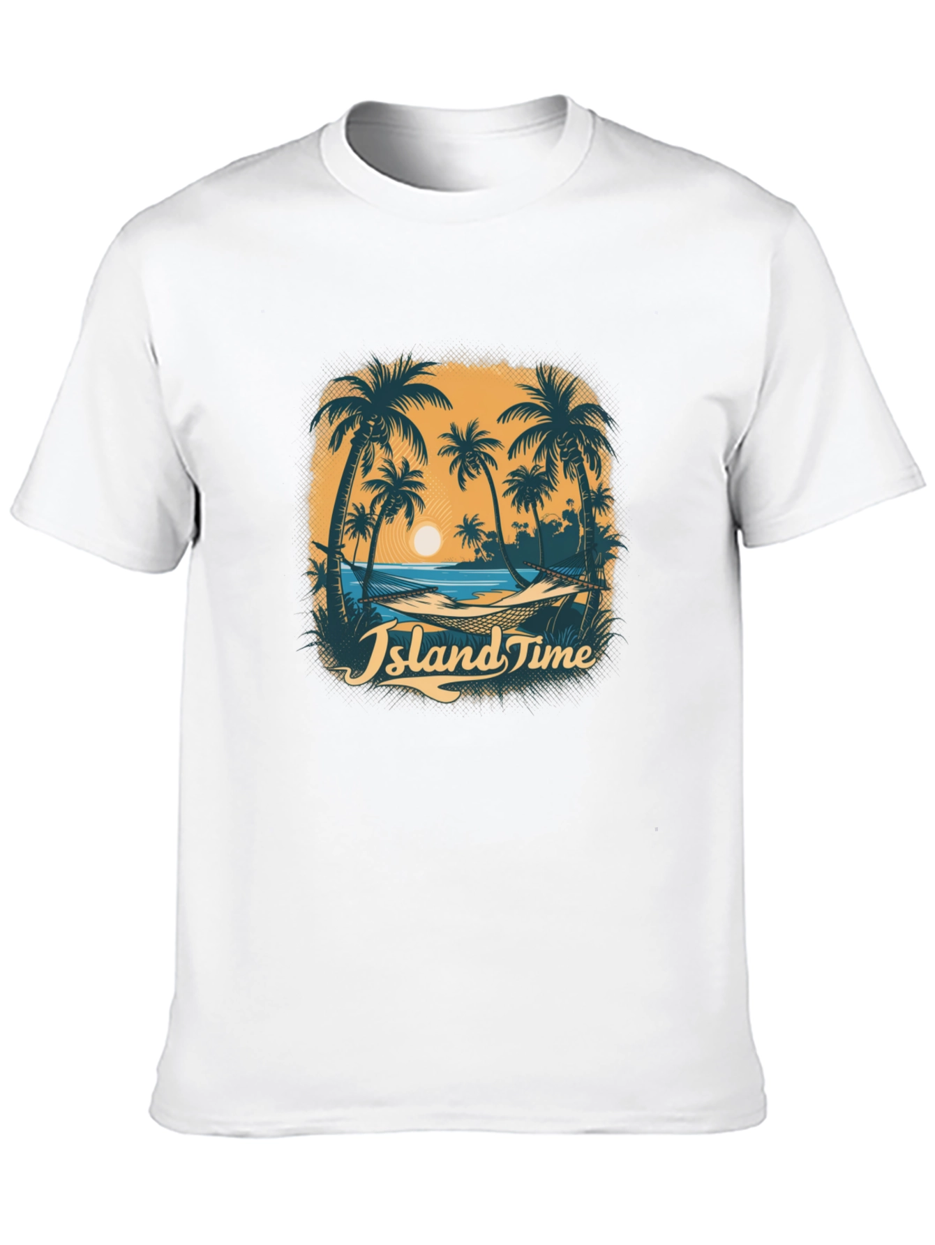 Island Time Graphic Tee - Tropical Vibe T-Shirt