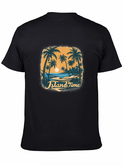Island Time Graphic Tee - Tropical Vibe T-Shirt