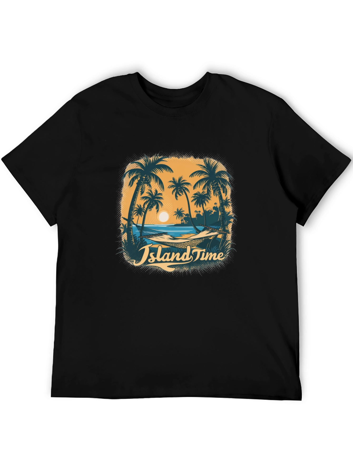 Island Time Graphic Tee - Tropical Vibe T-Shirt