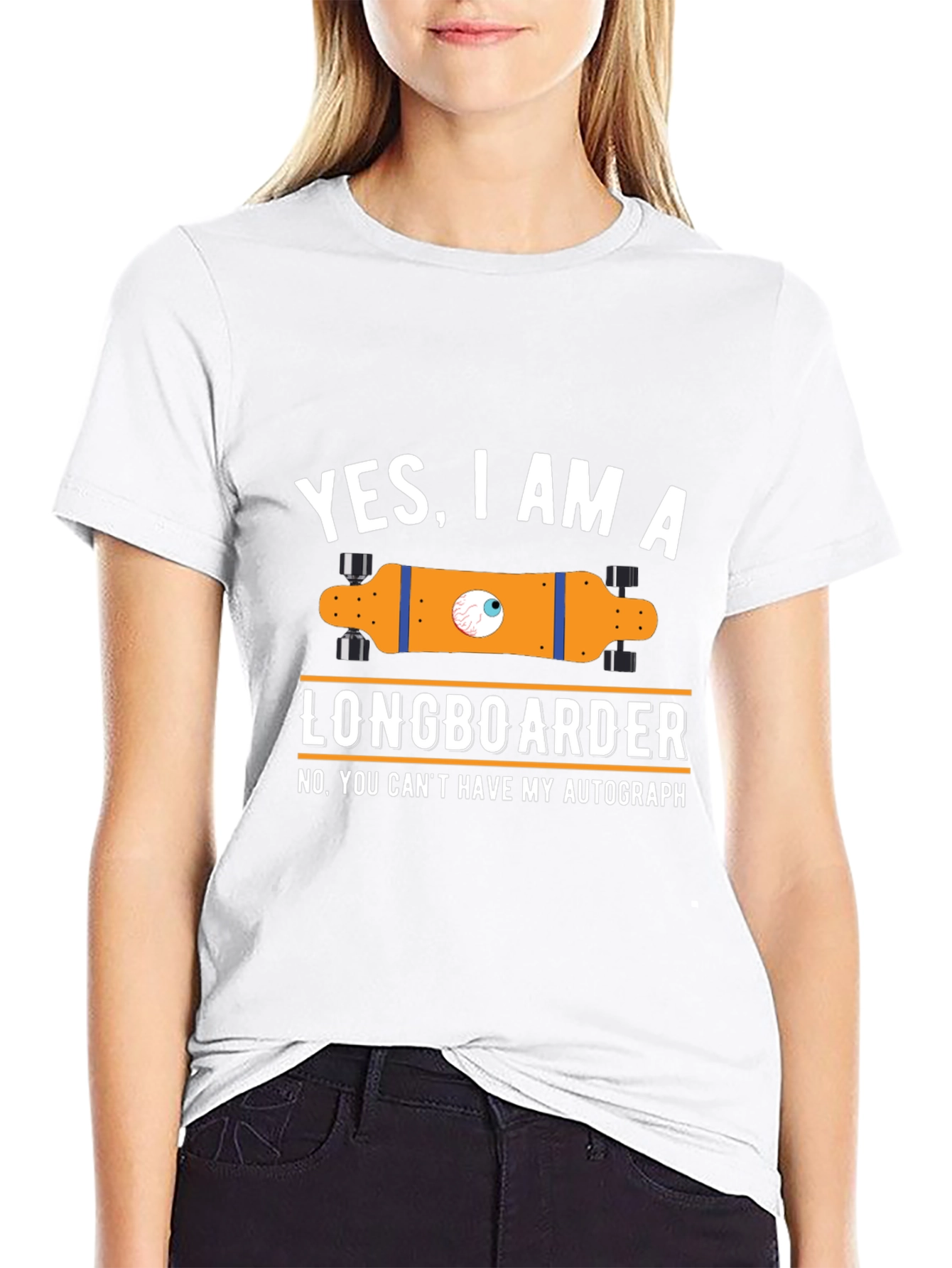 Funny Longboarder T-Shirt - Yes I am a Longboarder!