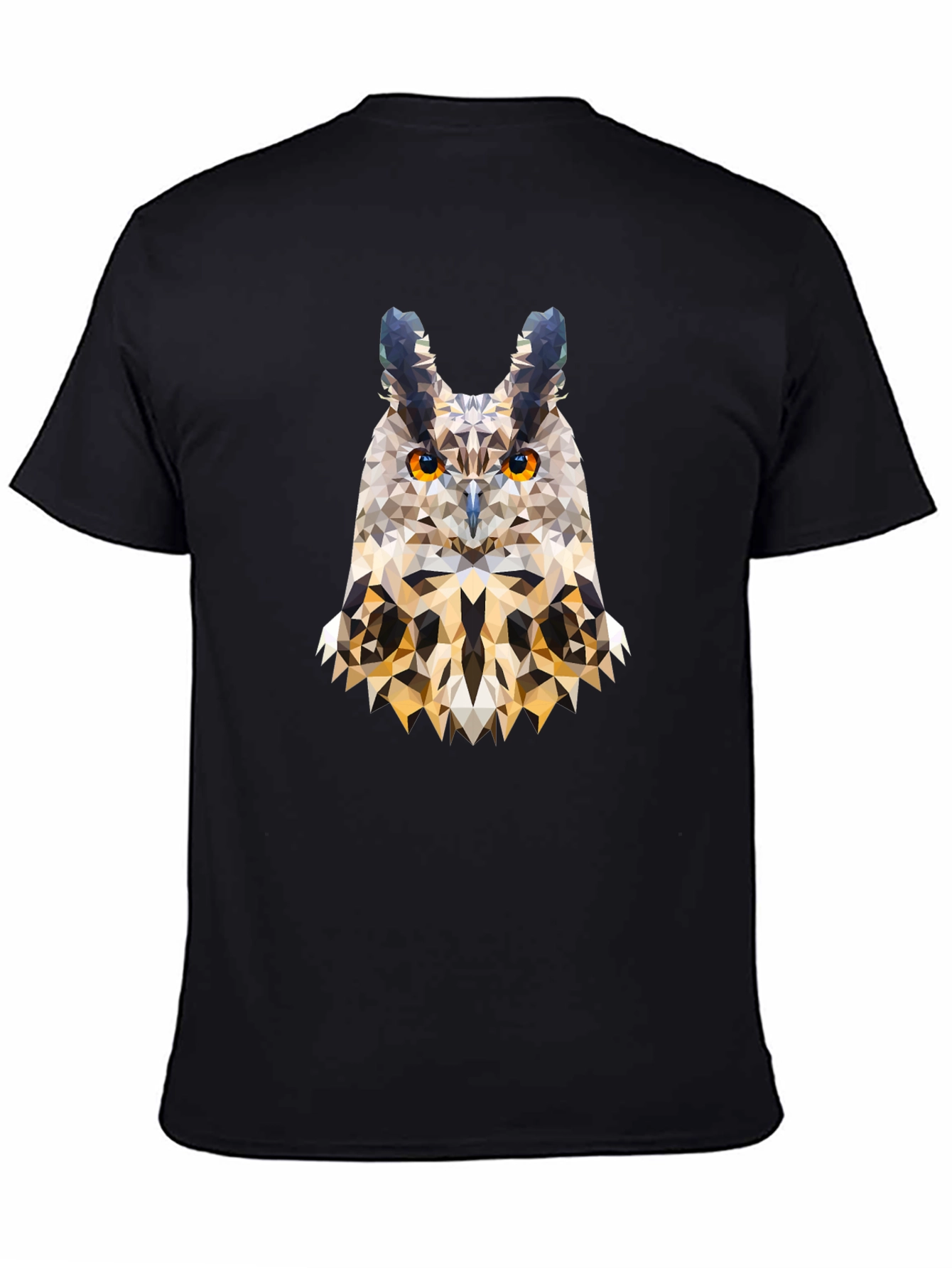 Geometric Owl T-Shirt - Modern Art Tee