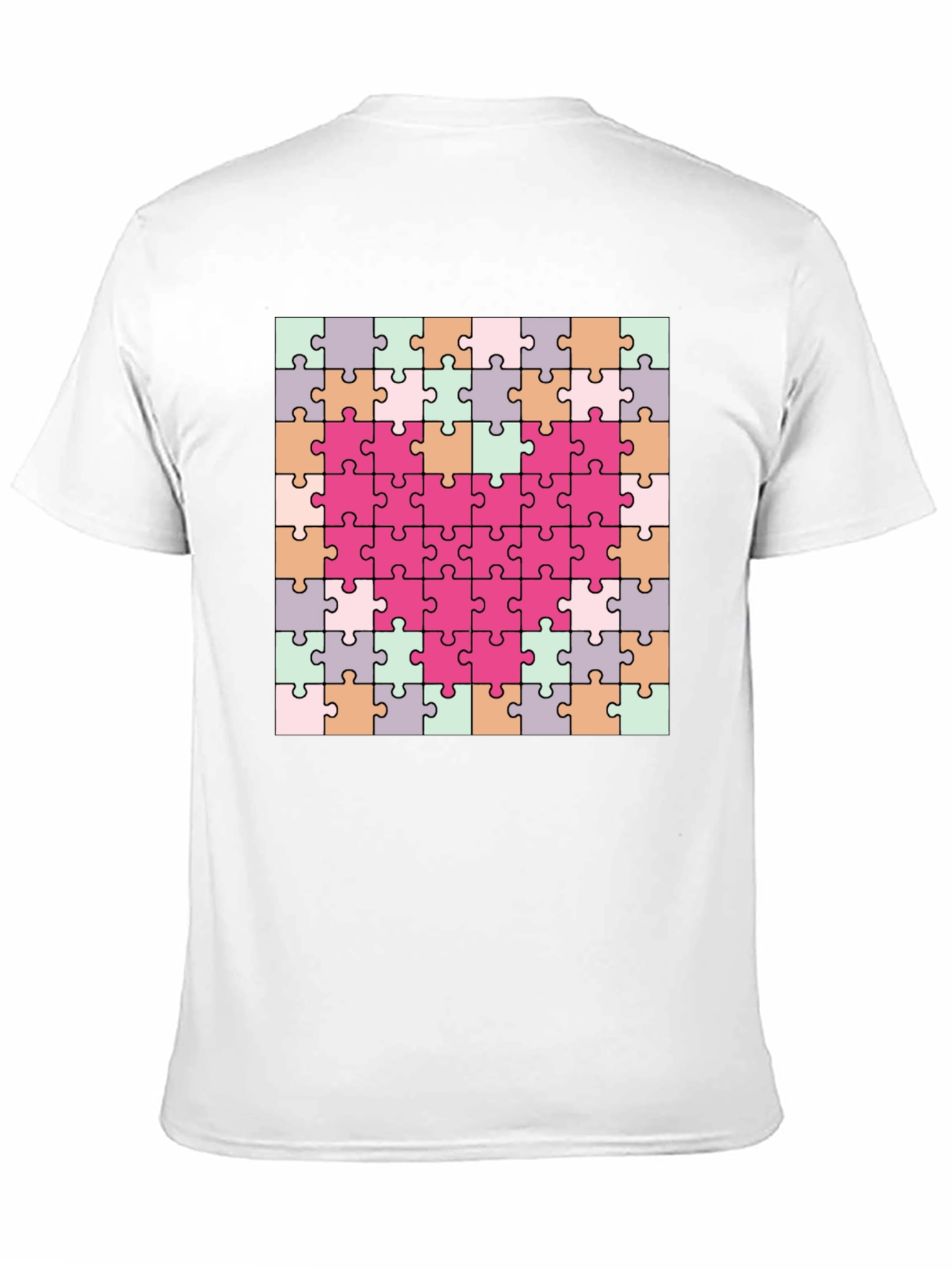 Heart Puzzle Piece T-Shirt - Romantic & Fun