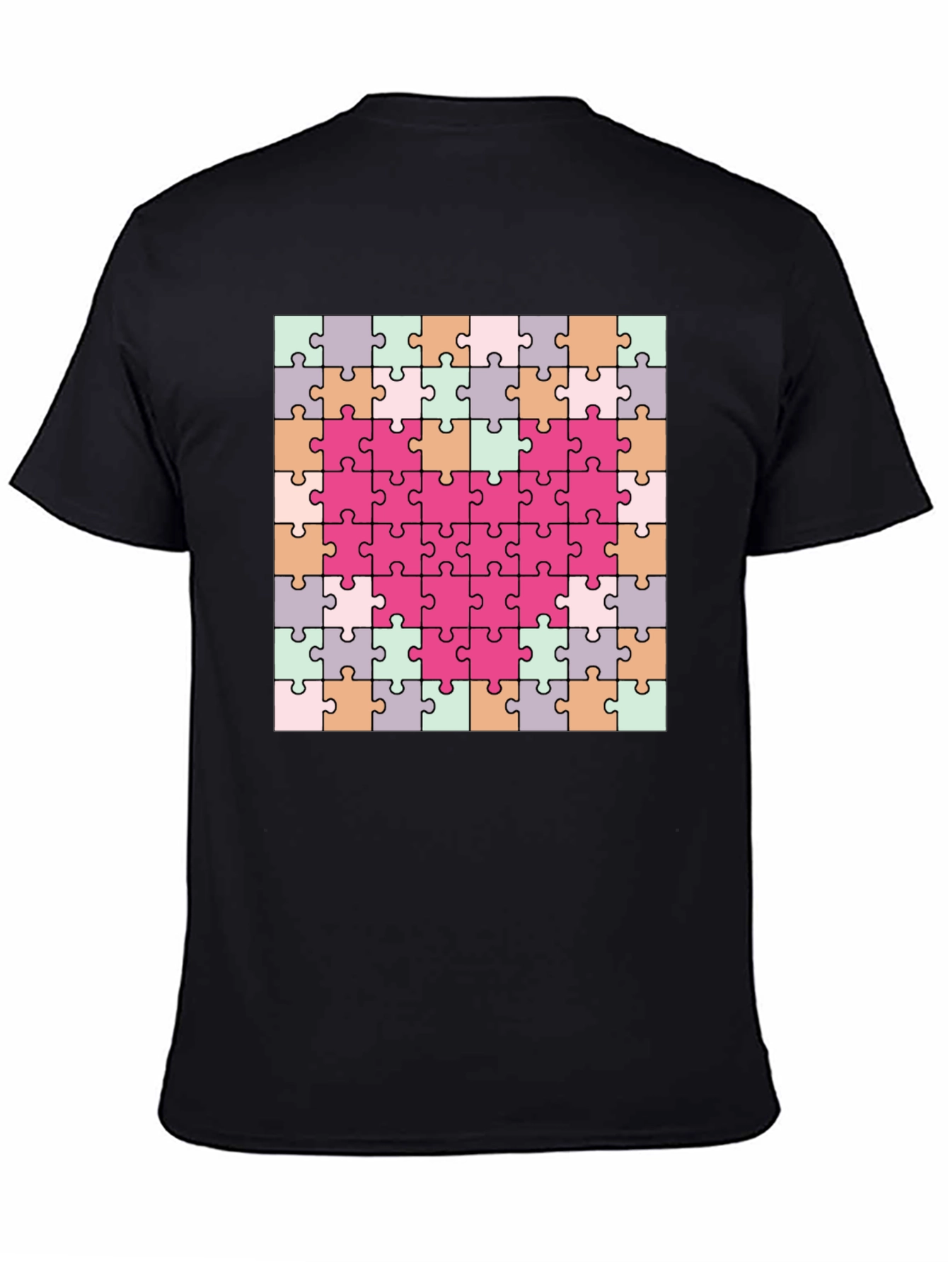 Heart Puzzle Piece T-Shirt - Romantic & Fun