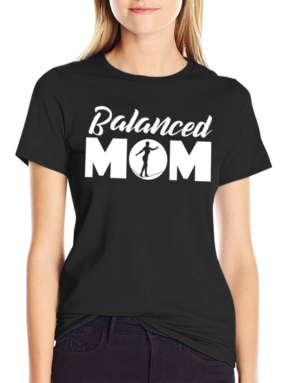 Balanced Mom Black T-Shirt