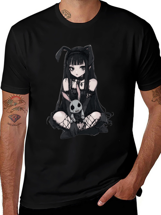 Gothic Anime Bunny Girl T-Shirt
