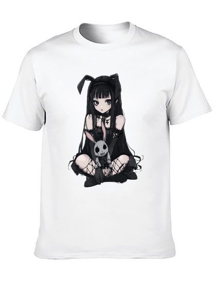 Gothic Anime Bunny Girl T-Shirt
