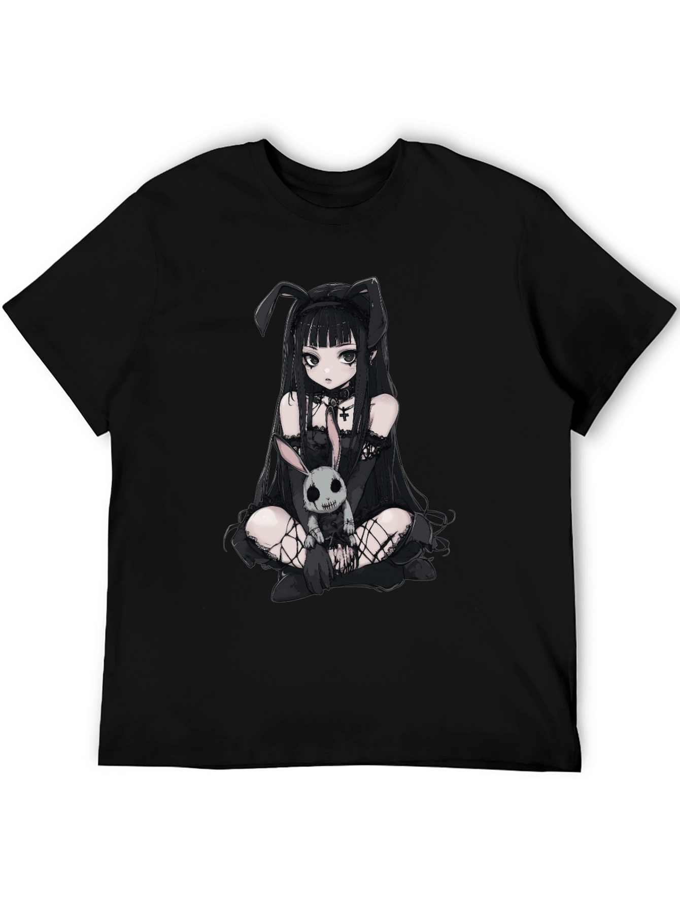 Gothic Anime Bunny Girl T-Shirt