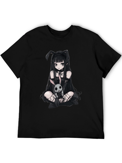 Gothic Anime Bunny Girl T-Shirt